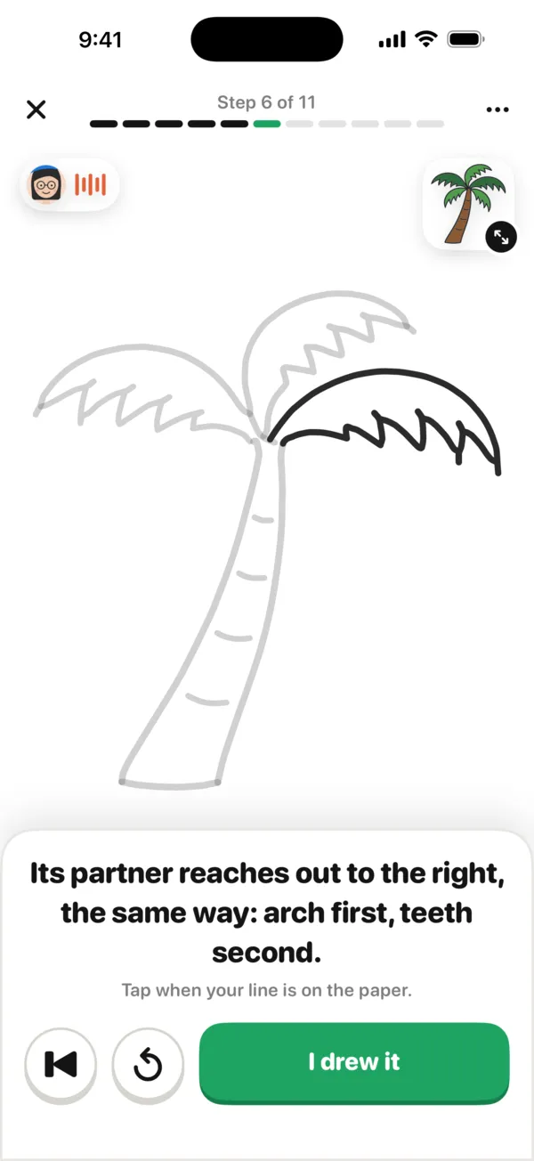 Paper Coach, on iPhone