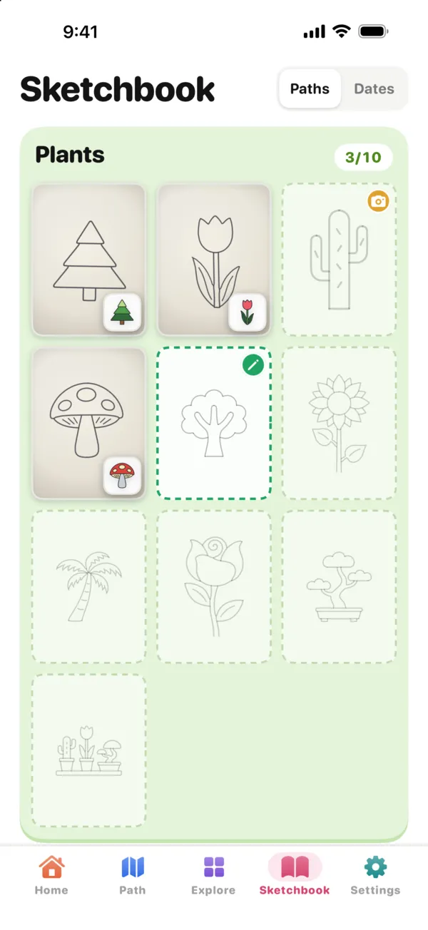 Keep every drawing, on iPhone